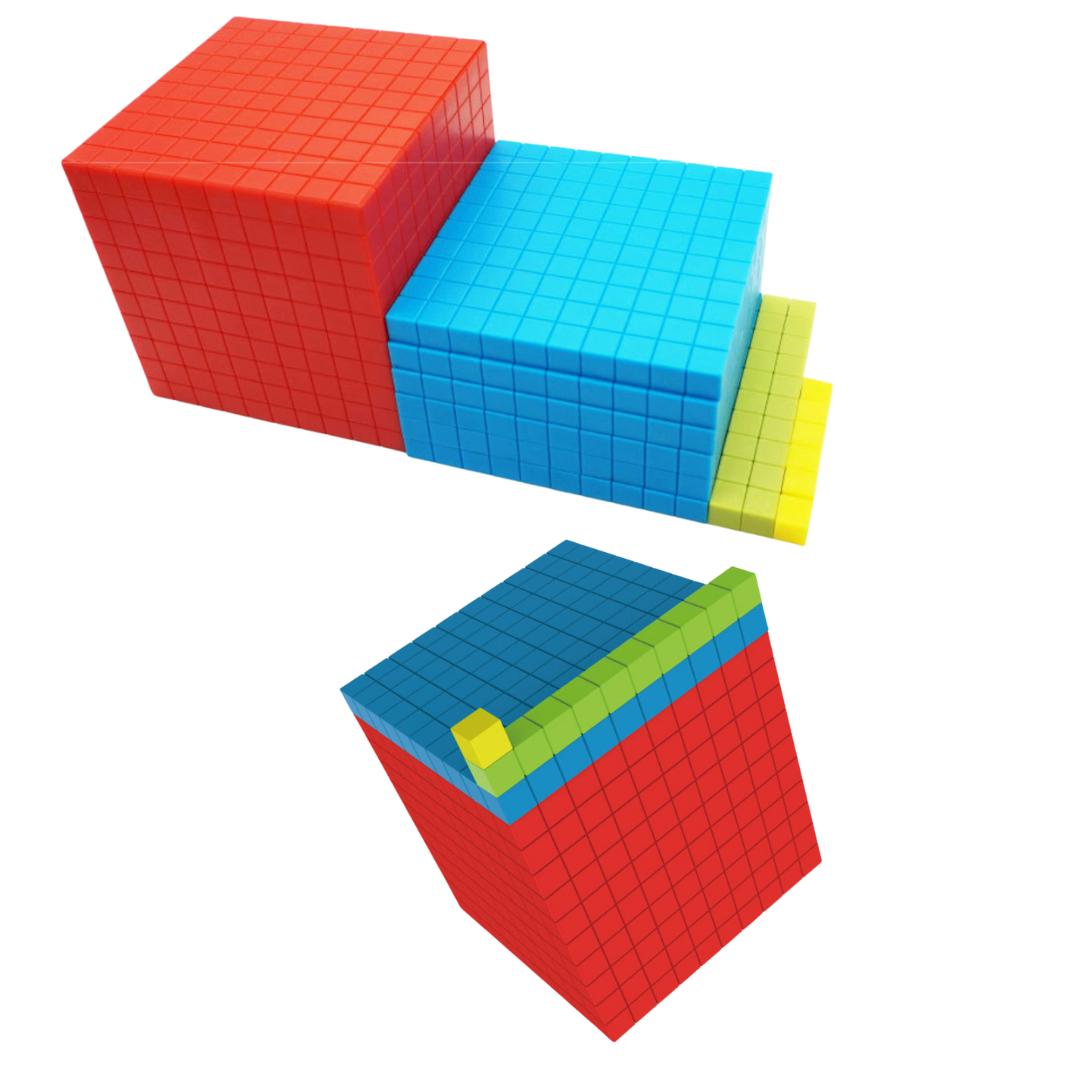 Ten Block Math Set Base Ten Blocks Math Learning Set for Kids (Ages 6+) | Hands-On Place ...