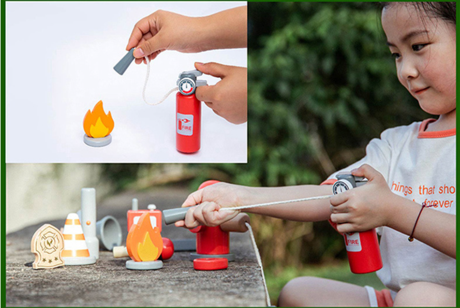 Firefighting Toy Educational Toy Fire fighter play set – Happy Square AU