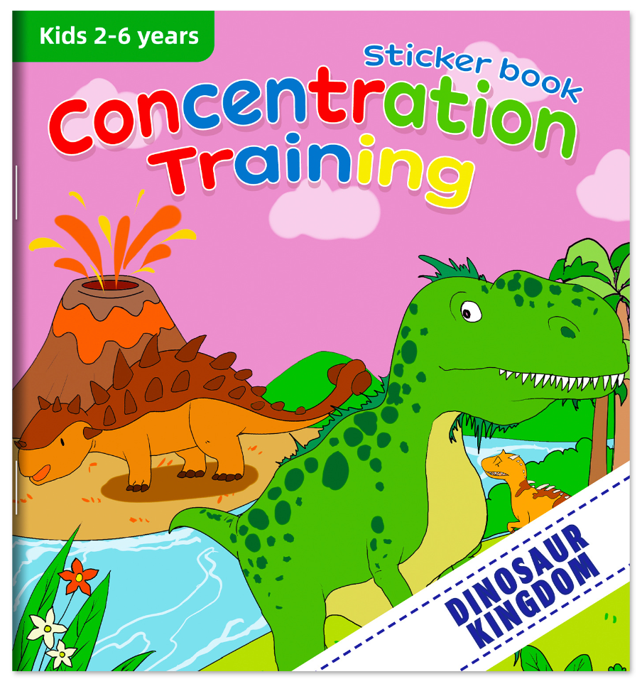 20-Pack Concentration Sticker Books for Kids | Happy Square – Happy ...